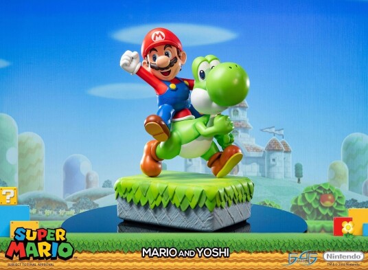 First 4 Figures - Super Mario Statue: Mario And Yoshi Standard Edition - Figur First 4 Figures - Super Mario Statue: Mario And Yoshi Standard Edition - Figur