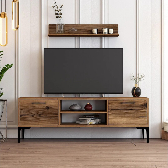 Holter Tv-benk 140 cm - Valnøtt Holter Tv-benk 140 cm - Valnøtt