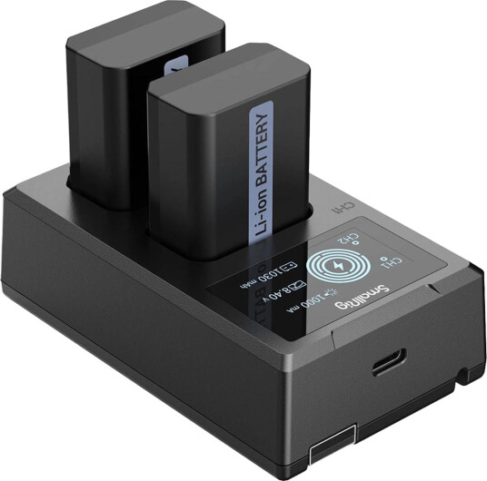 Smallrig Np fw50 Batteri  Og Ladesett For Kamera
