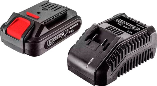 Graphite Batteri 58GE131 Energy+ Med Lader 2,0 ah (18 v)