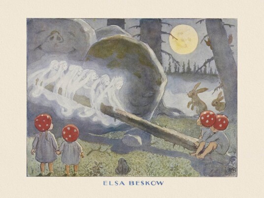 Plakat Elsa Beskow Kunst