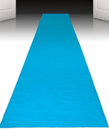 450x60 cm Lys Blå Løper VIP Party
