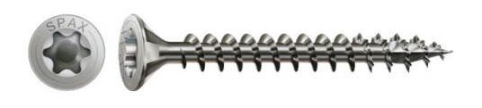 SPAX 0197000350303 Treskrue 3,5 mm TFT A2 ETA-12/0114 3,5 mm Innfesting SPAX 0197000350303 Treskrue 3,5 mm TFT A2 ETA-12/0114 3,5 mm Innfesting