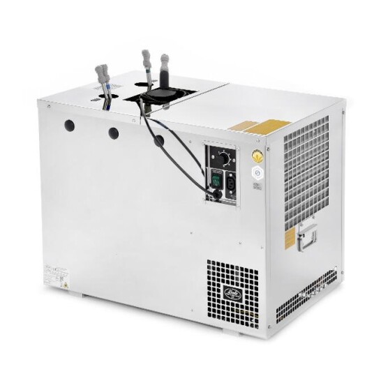 Lindr AS 110 INOX Tropical GL 2xcoil Under benk kjøler