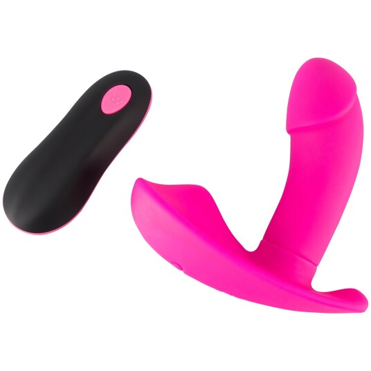 Sweet Smile Fjernstyrt Trusevibrator        - Rosa