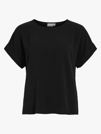 Vila Josa Short Sleeve Top Sort 36