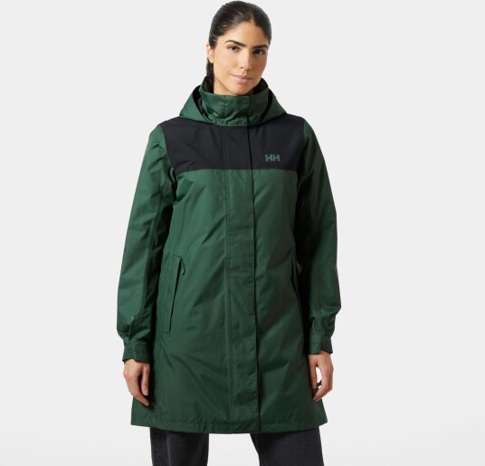 Helly Hansen Vancouver Insulated Raincoat Dame Grønn M Helly Hansen Vancouver Insulated Raincoat Dame Grønn M
