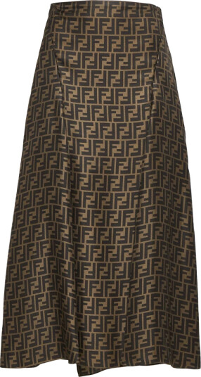 Fendi Dame Skjørt Brun S, Fendi Dame Skjørt Brun S,