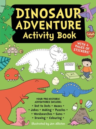 Dinosaur Adventure Activity Book Av Jen Alliston