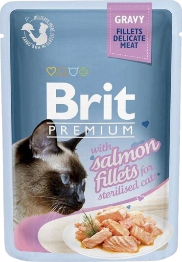 Brit Premium Sterilised Fileter I Saus Våtfôr 85 G Brit Premium Sterilised Fileter I Saus Våtfôr 85 G
