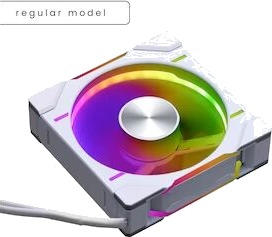 Phanteks D30 120mm PWM DRGB Vifte med LED Belysning Hvit Phanteks D30 120mm PWM DRGB Vifte med LED Belysning Hvit