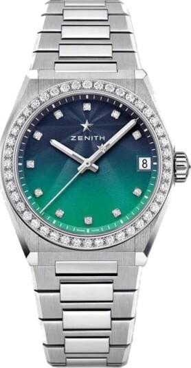 Zenith Dameklokke 16.9200.670 34.MI001 Defy Midnight Flerfarget/Stål