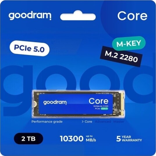 GoodRAM SSD 2TB M.2 10300MB/s SSDR-GRC01-4K0-80