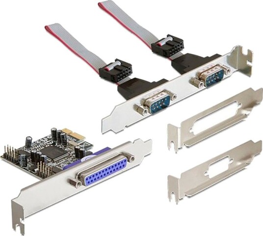 DeLOCK PCIe Grensesnittkort 2x RS232 1x DB25