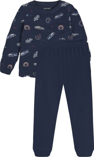 Minymo Pyjamas Ls Set Aop Navy 104