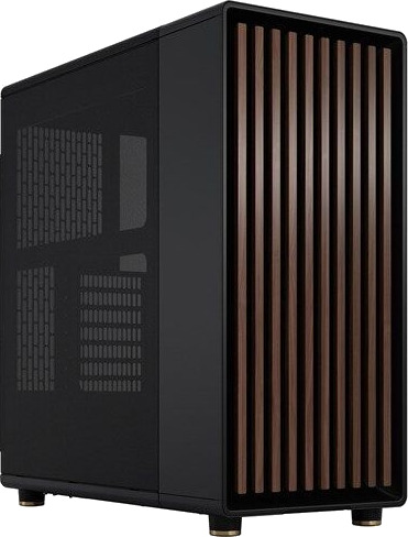 Fractal Design North Midi Tower Kabinett Charcoal Black med Mesh og USB-C