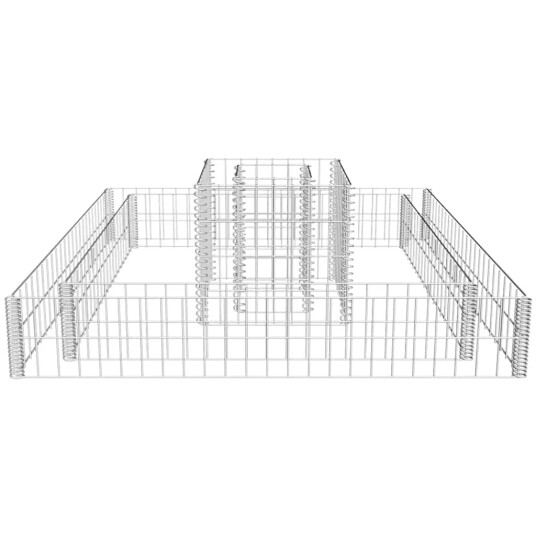  Gabion galvanisert stål 120x120x20 cm
