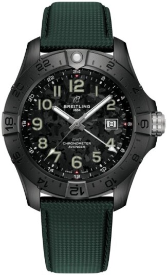 Breitling Herreklokke S32320101B1X1 Avenger Automatic GMT 44 Night