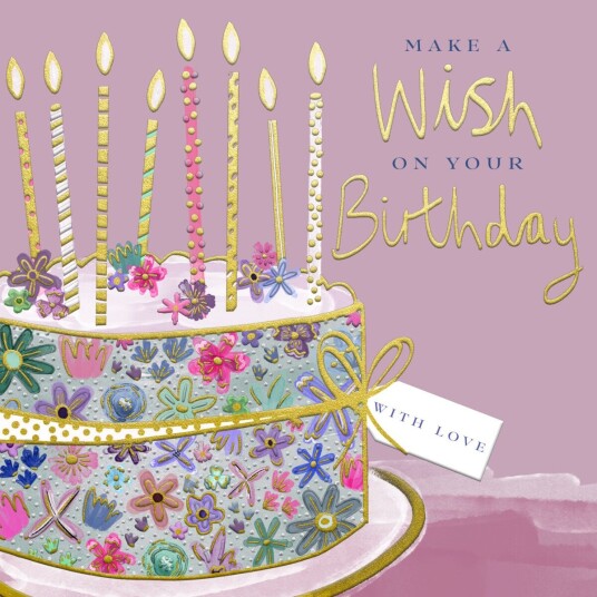 Kort Camellia A birthday wish