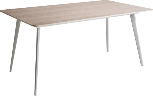 Spisebord utendørs Rodallo 90x160 cm Stein   Beige/hvit