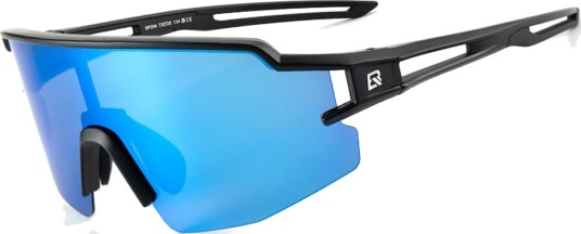 Rockbros polariserte sykkelbriller med UV-beskyttelse og korrigerende blå linser - svart Rockbros polariserte sykkelbriller med UV-beskyttelse og korrigerende blå linser - svart