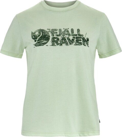 Fjellreven Women"s Lush Logo T Shirt Soft Jade XL