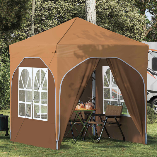  Pop up Festtelt 192 x 192 x 245 cm Beige