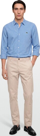 Lacoste Woven Shirts Blue 44