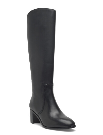 Lauren Ralph Lauren Charly Burnished Leather Tall Boot - Black - 40