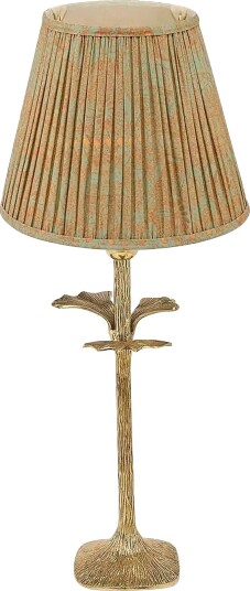 Doing Goods Giselle Ginko lampe 25 cm med Kiara lampeskjerm i bomull Aaliya grønn Grønn