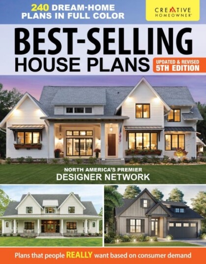 BestSelling House Plans, Updated & Revised 5th Edition  Over 240 DreamHome Plans in Full Color