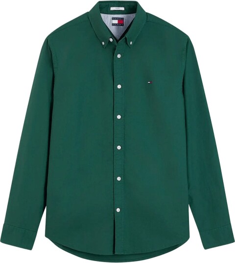 Tommy Jeans Tjm Reg Oxford Shirt Ext Green L
