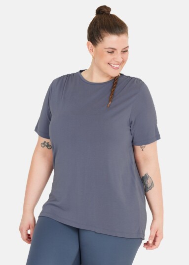 Q-Collection Zamilla W Loose Fit S/S Tee Folkstone Gray 46 T-Shirts