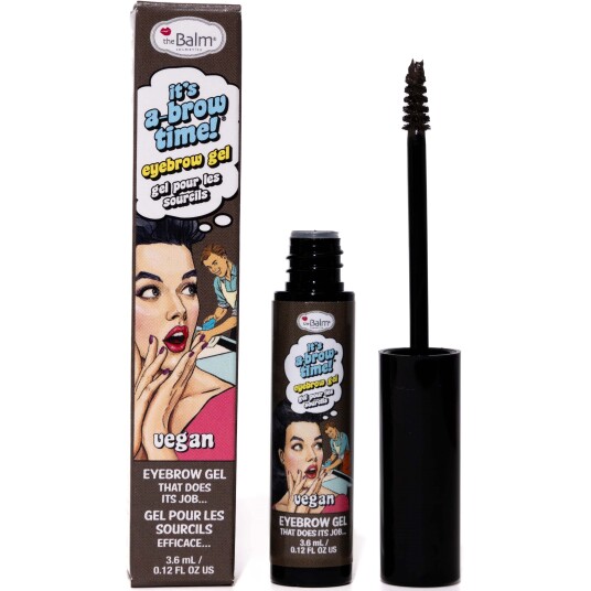 the Balm It"s a Brow Time Brow Gel Dark Brown the Balm It"s a Brow Time Brow Gel Dark Brown