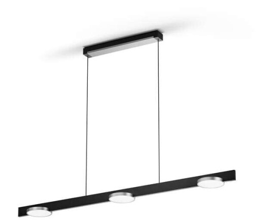 Light-Point - Inlay S1250 Linear Pendel 2700-6500K Black/Silver Light-Point