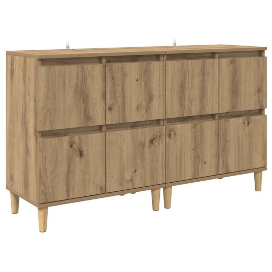 Skap 2 pcs Artisan Eik 60 x 35 x 70 cm Konstruert tre