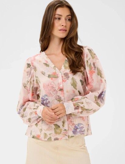 Cream Crlucia Blouse Multi/patterned 42 Cream Crlucia Blouse Multi/patterned 42