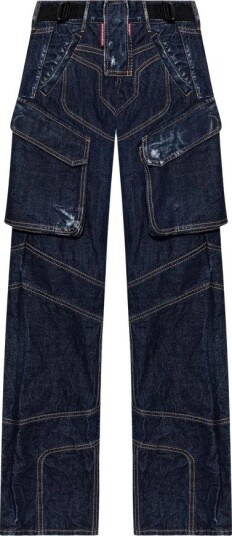 Dsquared2 Dame Jeans Blå 4XS,