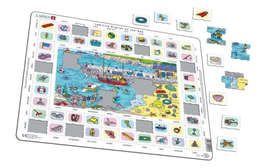Larsen Puzzles Learning english by the sea