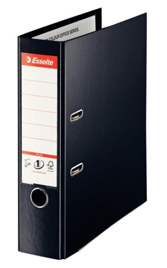 Esselte No.1 Power Hevarmbuefil Bokryggbredde: 80 Mm For A4 Maxi Kapasitet: 550 Ark Svart