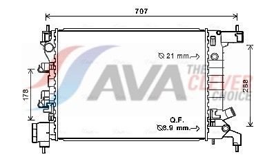 Radiator AVA Clever Choice CTA2047 Radiator AVA Clever Choice CTA2047