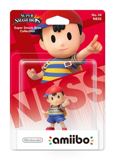 Nintendo Ness Amiibo Figur 34 med USB og NFC