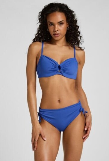 Hunkemöller Midi Bikini Bottom Luxe Blå Hunkemöller Midi Bikini Bottom Luxe Blå