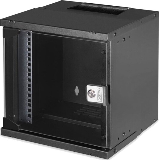 Digitus Soho Pro Series Rack Skap Veggmonterbar Ral 9005 Svart 6U 10"