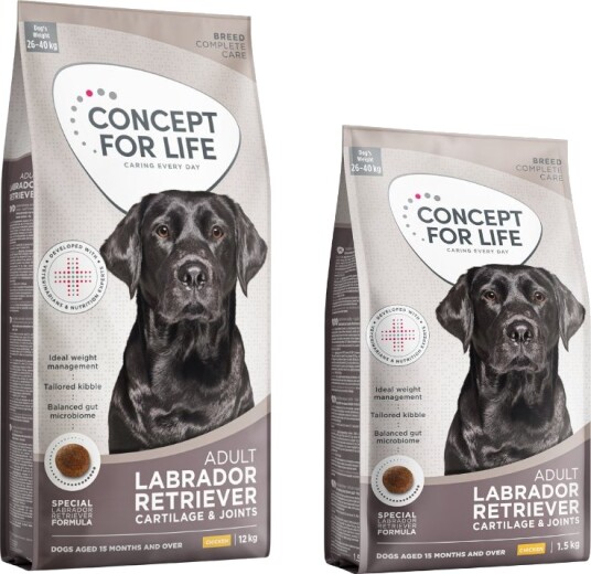 Concept For Life Tørrfôr Adult Gratis Labrador Retriever 1.5 kg 13 .5 kg