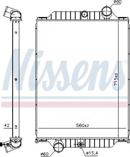 Radiator NISSENS 6063660