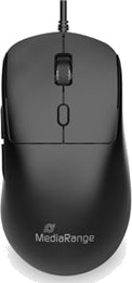 Mediarange Mus Ergonomisk With Scroll Wheel Dpi And Thumb Buttons 800 2400 Dpi 1.5 M Svart Hengeboks