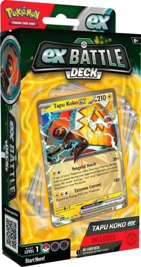 Pokémon Tapu Koko EX Battle Deck Kortspill - 6+ År