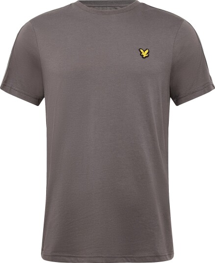 Lyle & Scott Sport Jacquard Tape T Shirt Grey XXL