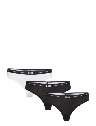 BOSS 3P Thong - Black - L